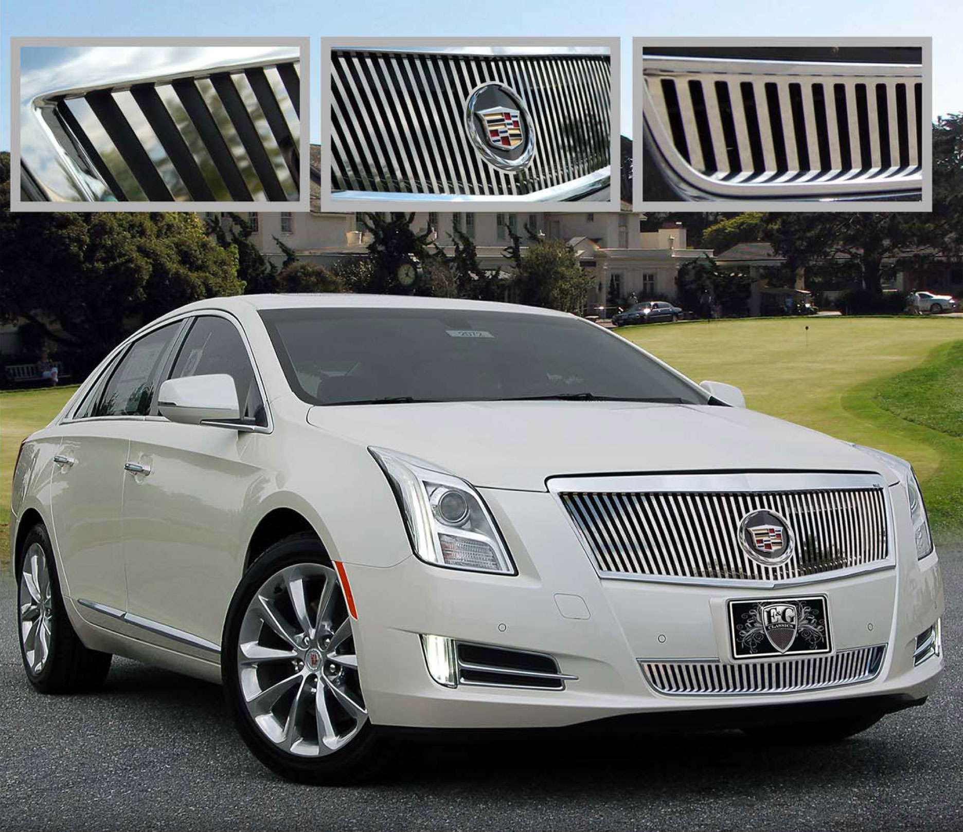 2013 Cadillac XTS Комплект решеток EG Vertical Style