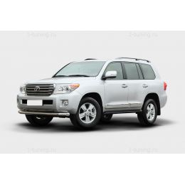 2012 Toyota LC 200 Защита переднего бампера труба d76