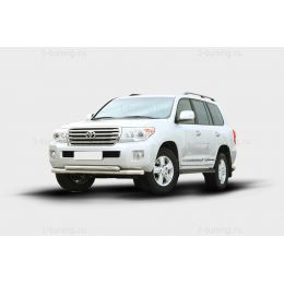 2012 Toyota LC 200 Защита переднего бампера труба d76/60 двойная