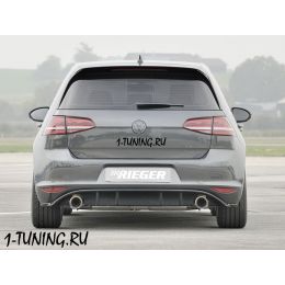 VW Golf 7 GTI Выхлоп Rieger (Фото 1)