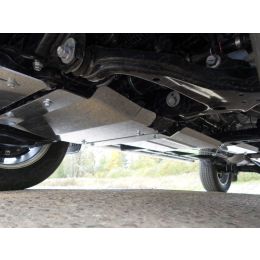 Toyota Hilux 2010-2015 Защита КПП (алюминий) 4 мм (Фото 1)