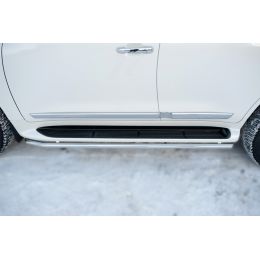 Toyota LC 200 2016-2017 Защита порогов d42 (Фото 2)