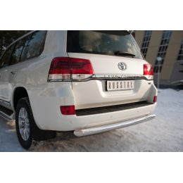 Toyota LC 200 2016-2017 Защита заднего бампера d76 (дуга) (Фото 2)