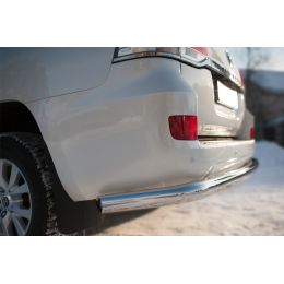 Toyota LC 200 2016-2017 Защита заднего бампера d76 (секции) (Фото 3)