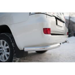 Toyota LC 200 2016-2017 Защита заднего бампера уголки d76(секции) (Фото 3)