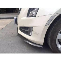 Cadillac ATS 2013-2015 Накладка на передний бампер, карбон (Фото 3)