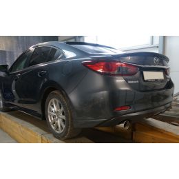 Mazda 6 Накладка на задний бампер (Фото 2)