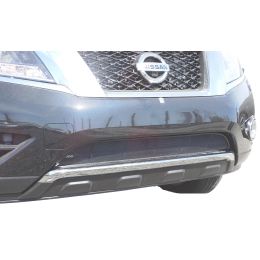 Nissan Pathfinder Защита радиатора, черная (Фото 1)