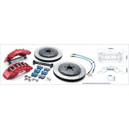 Задние тормоза для Acura RSX 2002-2006 «2 поршня-330Х30 мм» (Rotora) (Фото 7)