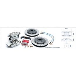 Передние тормоза для Acura RSX 2002-2006 «4 поршня-330X30 мм» (Rotora) (Фото 3)