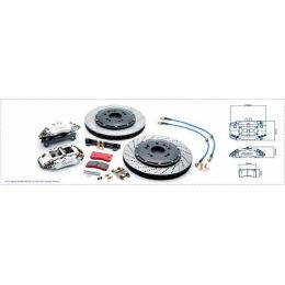 Передние тормоза для Acura RSX 2002-2006 «4 поршня-330X30 мм» (Rotora) (Фото 4)
