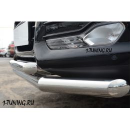 Ford Kuga 2013 Защита переднего бампера D76 (секции) D63 (дуга) (Фото 3)