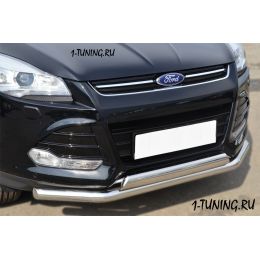 Ford Kuga 2013 Защита переднего бампера D63 (секции) D75х42 (дуга) (Фото 2)