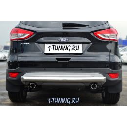 Ford Kuga 2013 Защита заднего бампера D76 (дуга) (Фото 1)