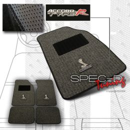 94-04 Форд Mustang Gray Cobra Style Floor Mats - 4 Piece