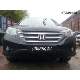 Honda CR-V IV 2012- 2.4 Защита радиатора, чёрная
