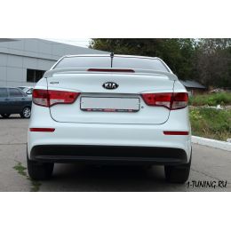 Kia Rio 2011-2017 Спойлер со стоп-сигналом (Фото 1)