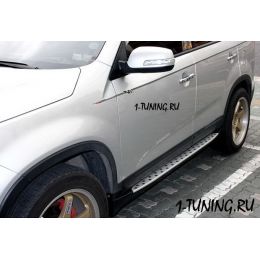 09-14 Kia Sorento OEM Пороги bmw style