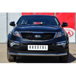 Kia Sportage 2014-> Защита переднего бампера D63 (секции)