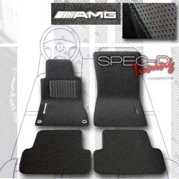 95-00 Мерседес Benz C Class Black AMG Style Floor Mats - 4 Piece