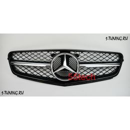 Mercedes W204 2012-2013 Решетка черная AMG Style