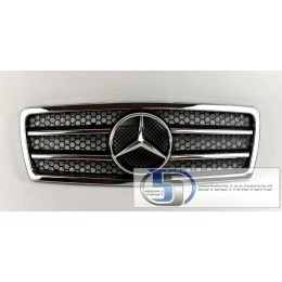 Mercedes W210 Решетка черная с хром рамкой