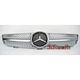 04-08 Mercedes W219 Решетка серебристая