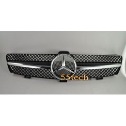 04-08 Mercedes W219 Решетка черная