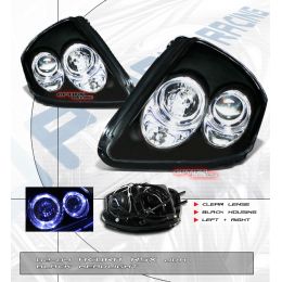 00-05 ECLIPSE EURO BLK D-HALO PROJECTOR HEADLIGHT GS/GT