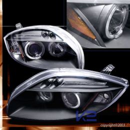 06-07 Mitsubishi Eclipse Halo Projector Head Lights - Black