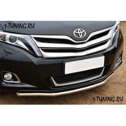 Toyota Venza Защита переднего бампера D42 (секции) (Фото 2)