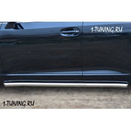 Toyota Venza Пороги труба D63 v1 (Фото 3)