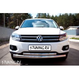 VW Tiguan Track &amp; Field (Track &amp; Style) 2011 Защита переднего бампера D76/63 (дуга)