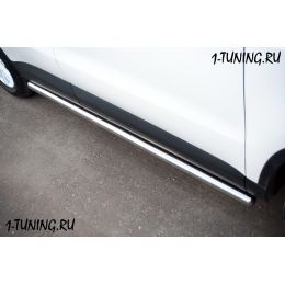 VW Tiguan Track &amp; Field (Track &amp; Style) 2011 Пороги труба D63 (v3)