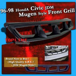 96-98 Хонда CIVIC JDM FRONT HOOD GRILL CARBON