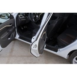 Lada Vesta Защитный компект (накладка на задний бампер, накладки на пороги дверей)