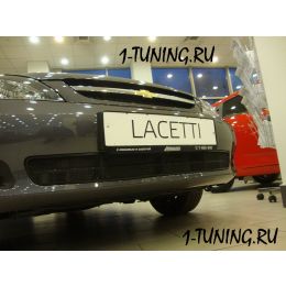 Chevrolet Lacetti 5D Защита радиатора, черная