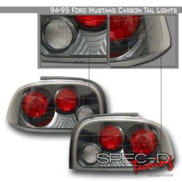 94-95 Форд Mustang Euro Tail Lights - Carbon