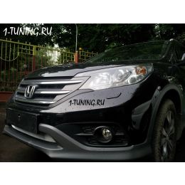 Honda CR-V IV 2012- 2.0 Защита радиатора, хром (Фото 2)