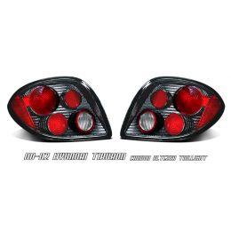 00-02 Хендай Tiburon Euro Tail Lights - Carbon