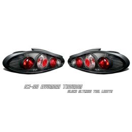 97-99 Хендай Tiburon Euro Tail Lights - Black