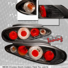 97-99 Хендай Tiburon Euro Tail Lights - Carbon