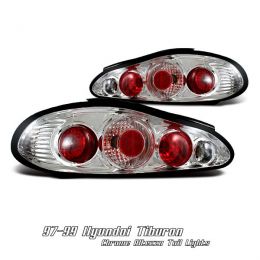 97-99 Хендай Tiburon Euro Tail Lights - Chrome