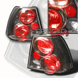 99-04 Volkswagen Jetta Euro Tail Lights - Black
