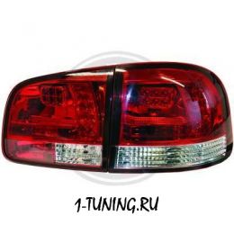 VW Touareg 02-10 Фонари светодиодные, красно-белые v1